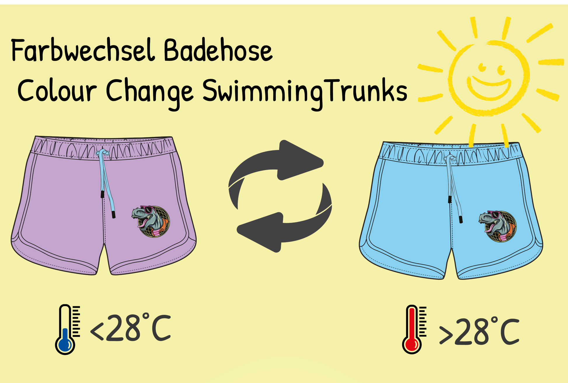 Magic Jungen Badehose Dinosaurier-4
